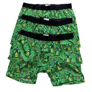 MeUndies Elf mens boxer brief w/fly size médium underwear green color soft nwot